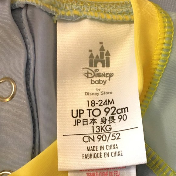 DISNEY BABY Mickey Mouse Baby Boy Swimsuit - Rash Guard and Swim Trunk  🐭 - Picture 14 of 15